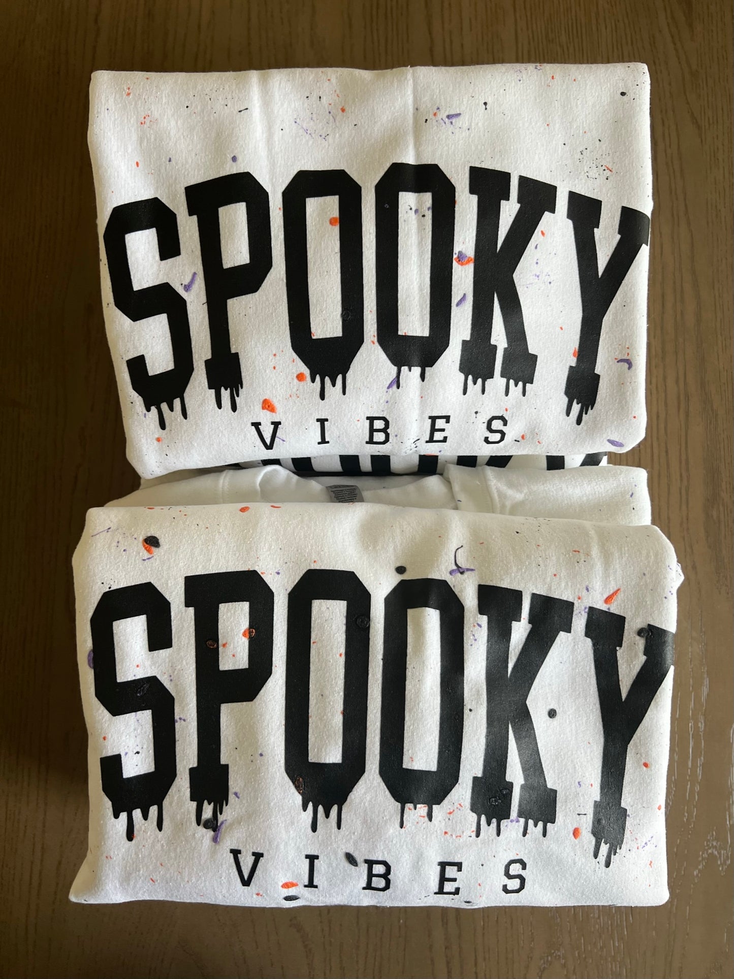 Halloween Tie-Dye Spooky Spark Sweater