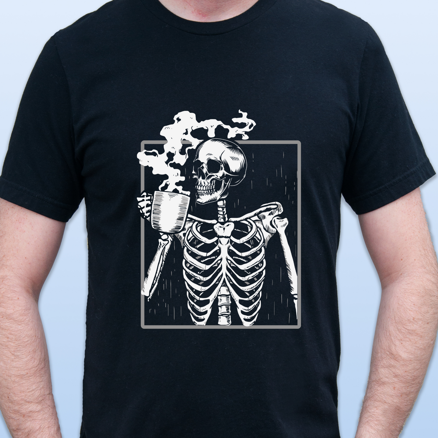 Skeleton Coffee SINGLE COLOR Transfer