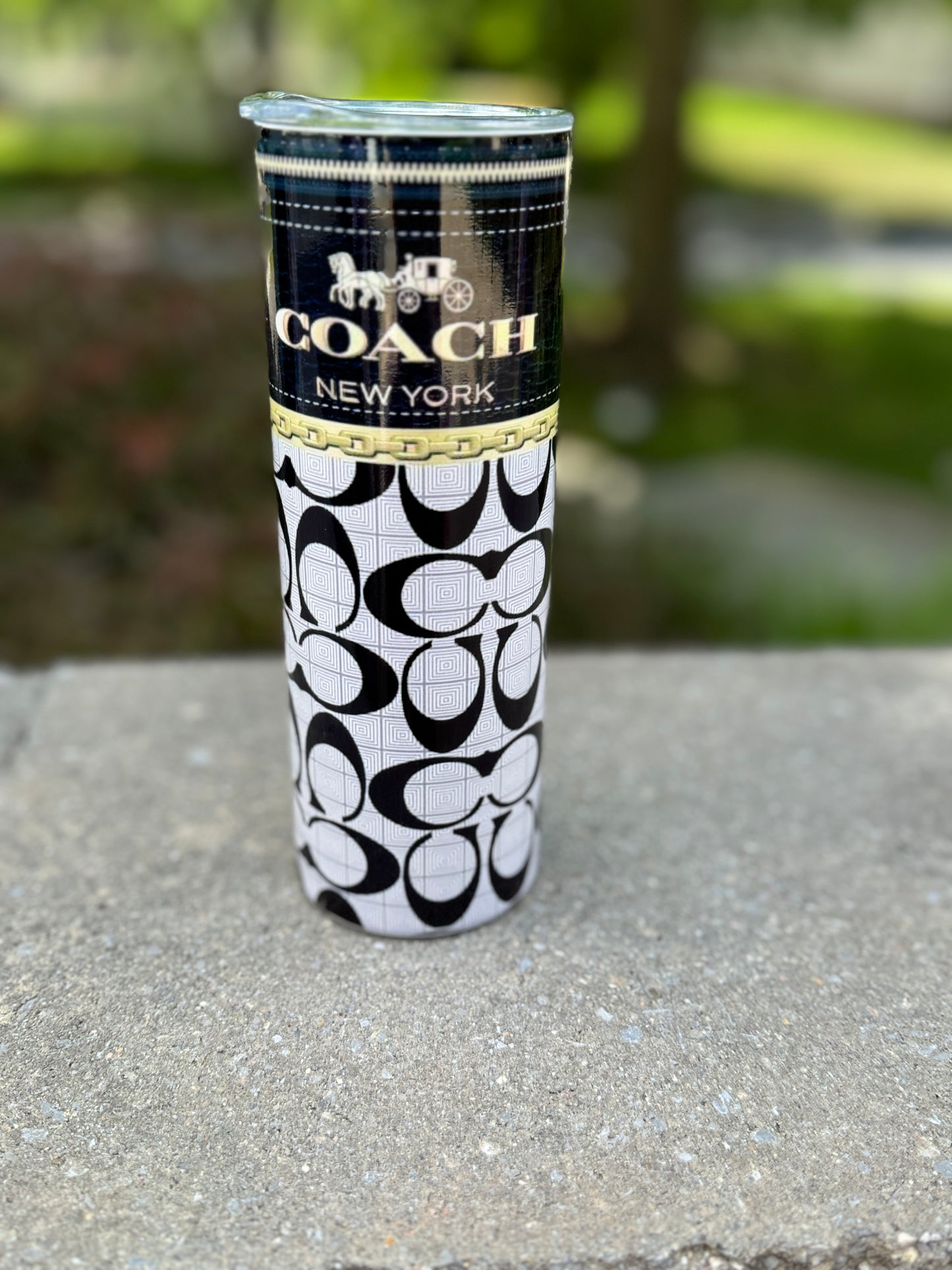 Coach-Stainless Steel Tumbler 20oz