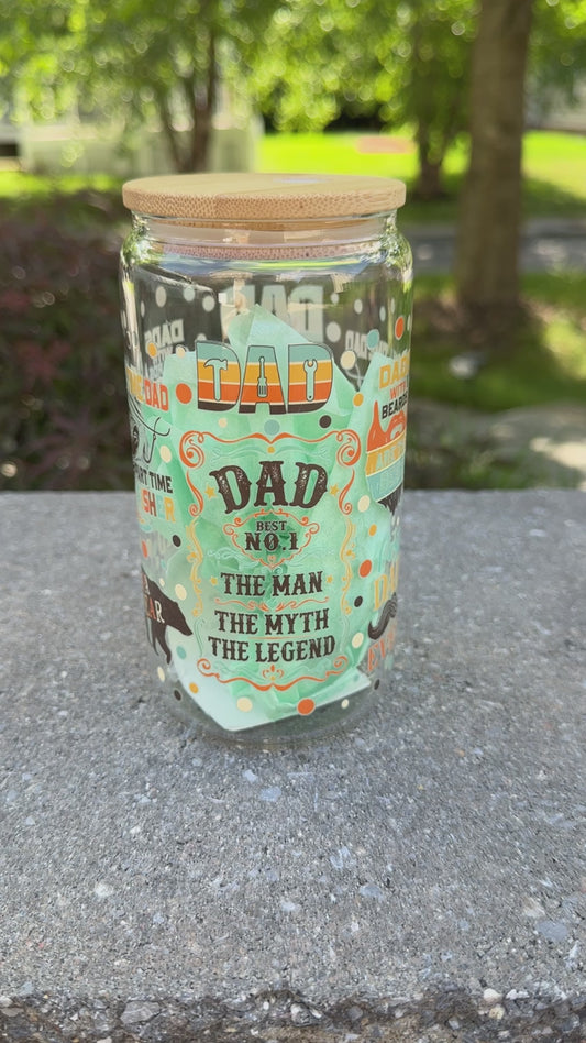 Dad-Glass Cup 16oz