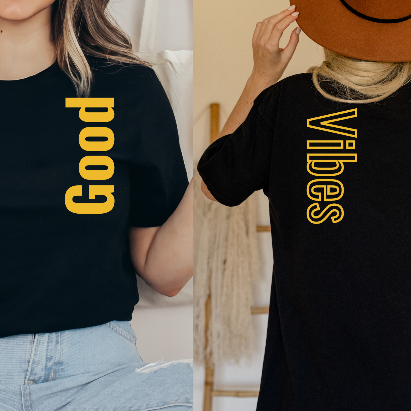 Good Vibes Gold SINGLE COLOR Transfer