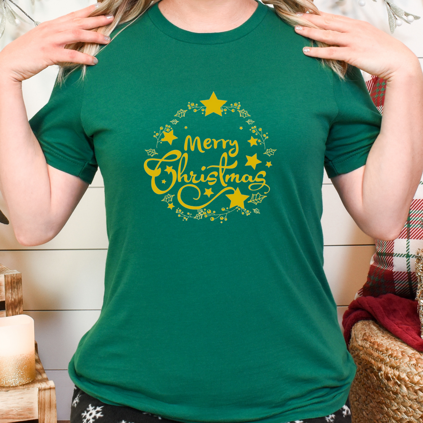 Merry Christmas SINGLE COLOR Transfer