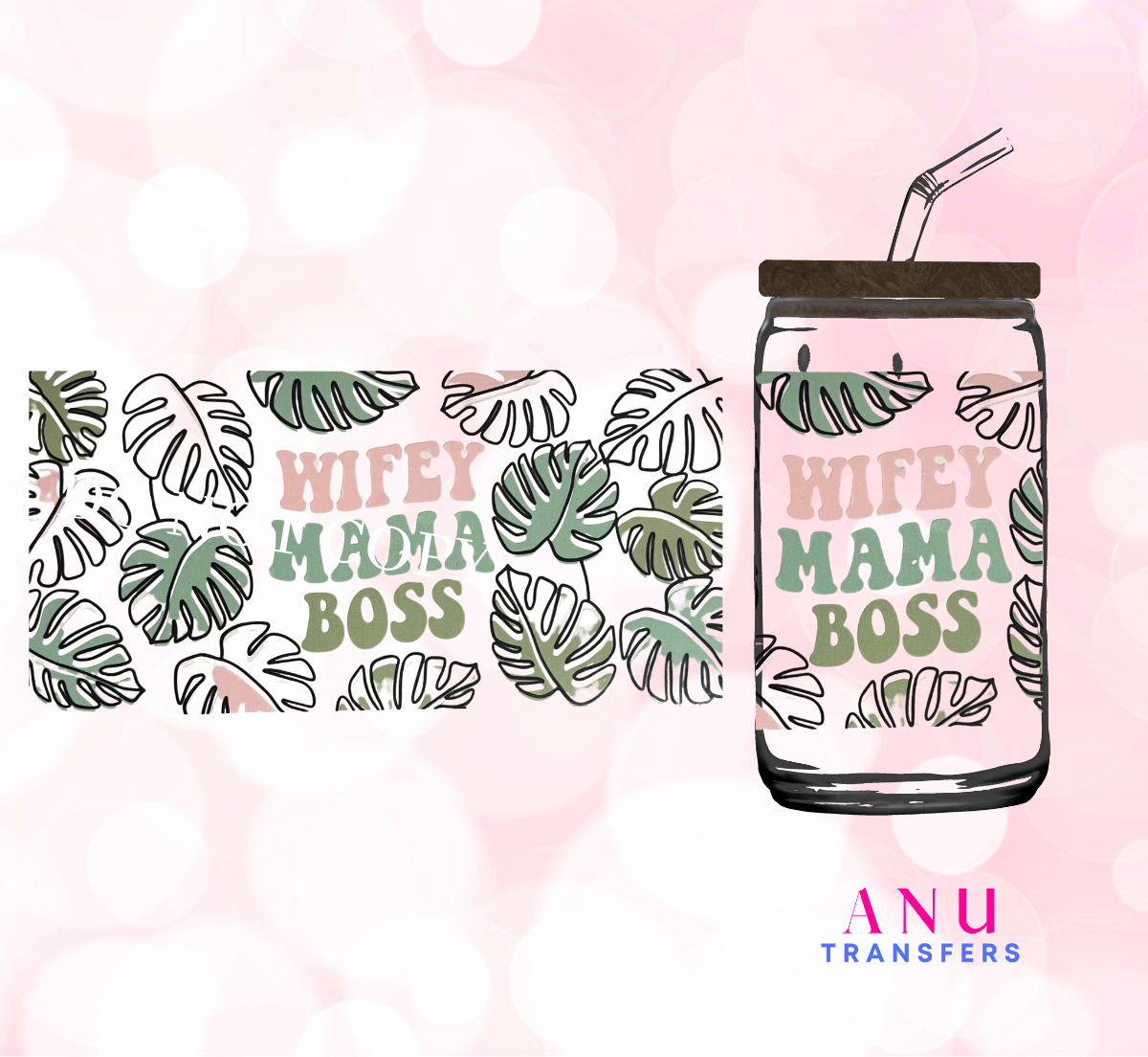 Mama 16oz libbey cup wrap